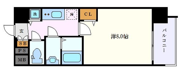 プレサンス名古屋STATIONフレアの物件間取画像